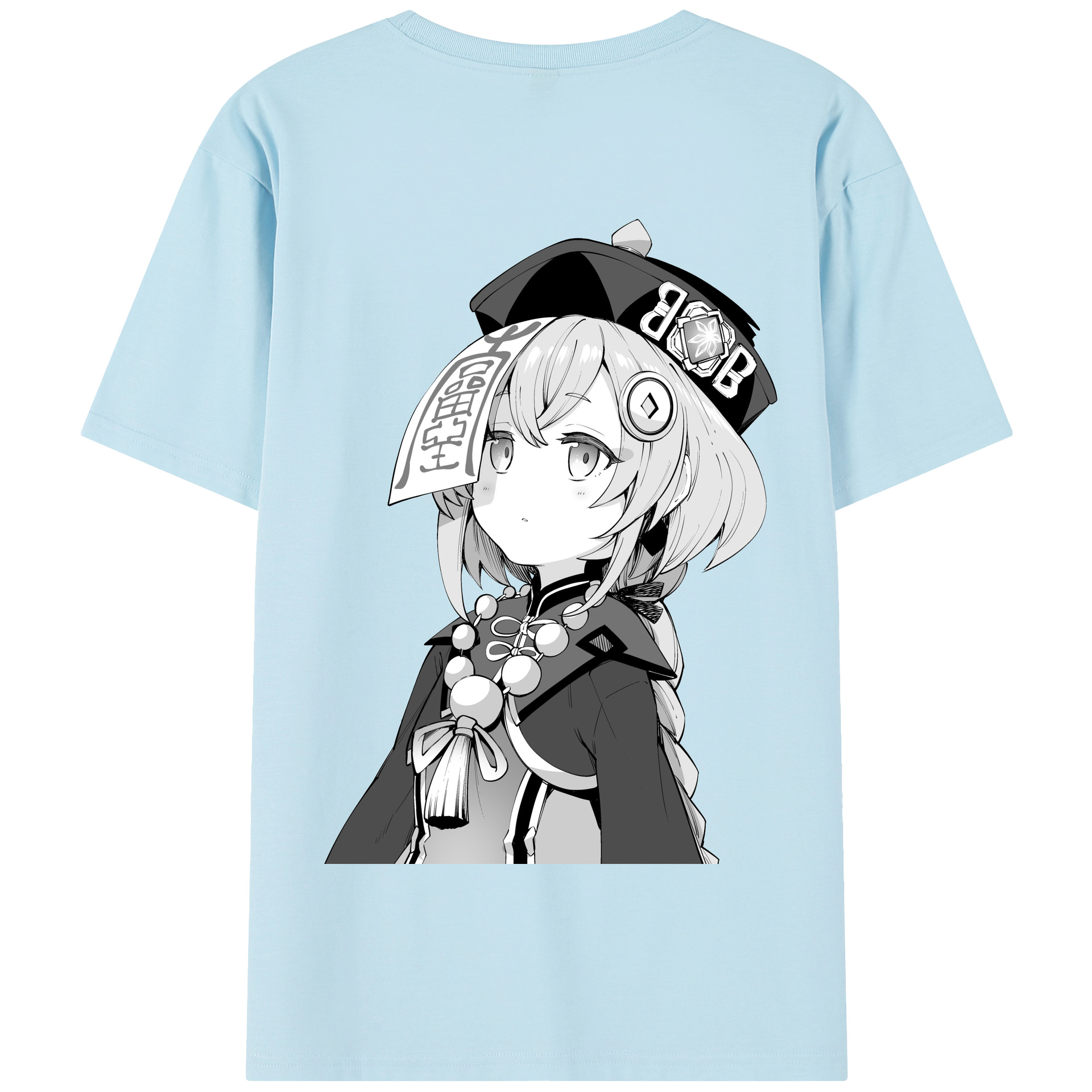 げんし神 七七 なな  genshin Nana 綿100％半袖Tシャツ（背面プリント）